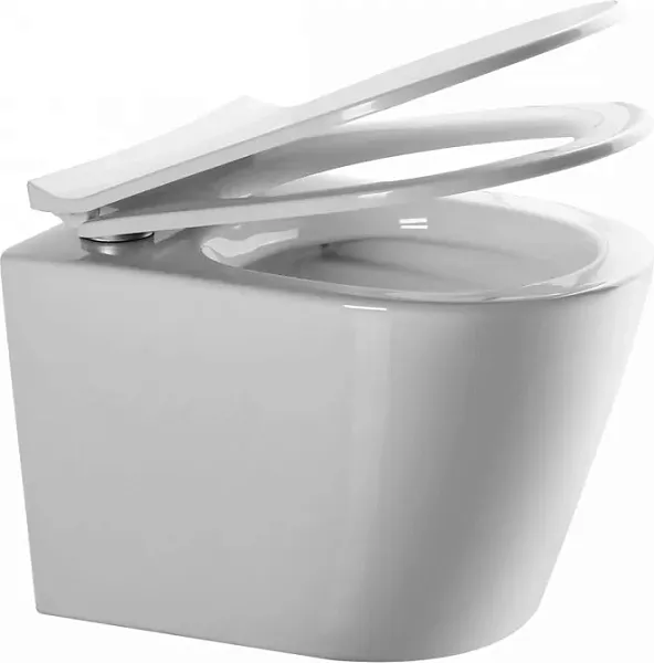 Унитаз подвесной Teymi Rita Pro W00123 подвесной безободковый с микролифтом фото 7