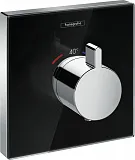 Термостат Hansgrohe ShowerSelect Glass Highflow 15734600 для душа с внутренней частью фото 1