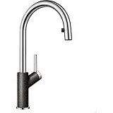 Смеситель для кухни Blanco Carena S SILGRANIT 520980 черный фото 1