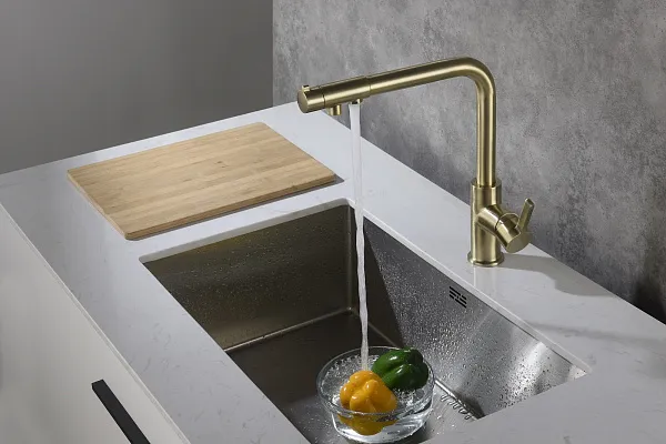 Смеситель для кухонной мойки TIMO Hette 1026/02F фото 3