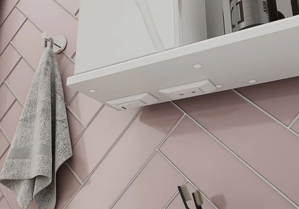 Зеркало Volna Adel 60x70 zsADEL60.L-01 левое с полочкой и подсветкой фото 4