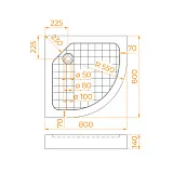Душевой поддон RGW SMC 57350488-01U фото 6