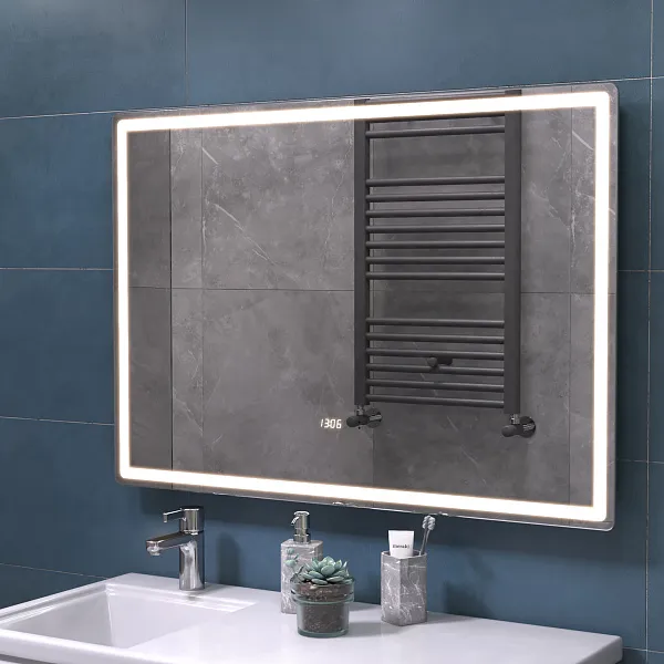 Зеркало Vigo Geometry Luxe 70x100 4630297361803 с подсветкой фото 6