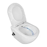 Унитаз Azario Allegro AZ-3105B подвесной безободковый с сиденьем микролифт фото 4