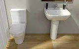 Унитаз-компакт VitrA Zentrum 9012B003-7204 напольный с микролифтом фото 3