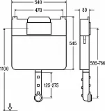 Смывной бачок скрытого монтажа Viega Mono Slim 648787 фото 2