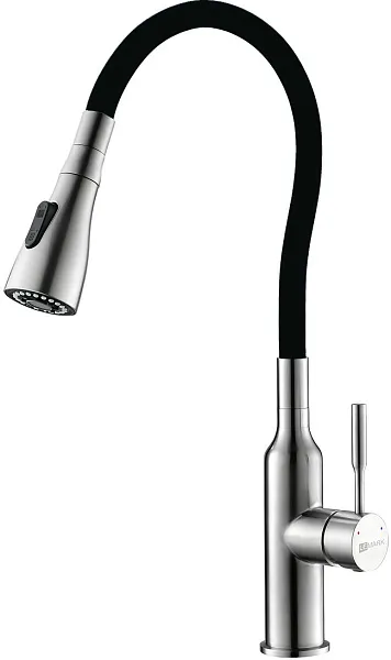 Смеситель Lemark Expert LM5082S-Black для кухонной мойки фото 1