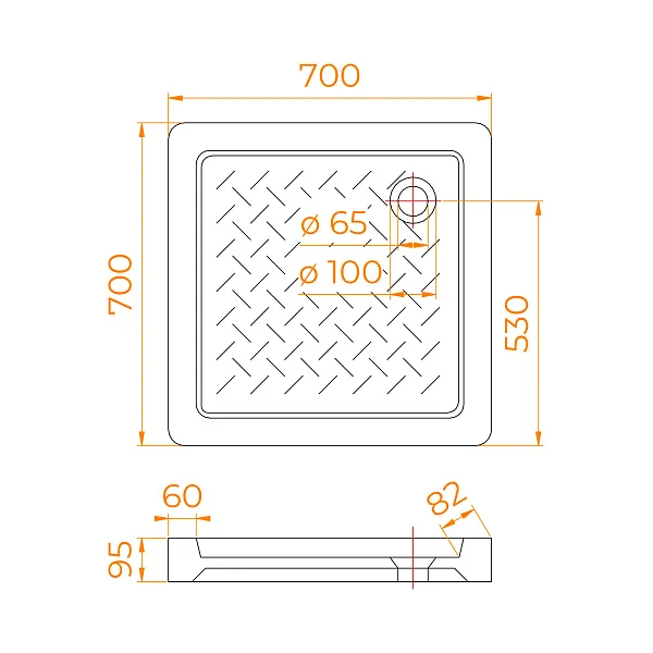 Душевой поддон RGW CER 19170177-01 фото 6
