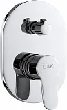 Смеситель D&K Rhein Marx DA1394801 для душа с внутренней частью фото 1