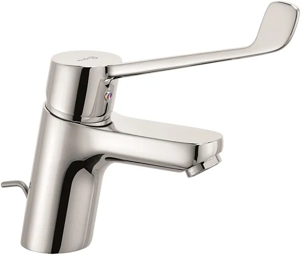 Смеситель Kludi Pure&Easy Care 372870565 для раковины с донным клапаном фото 1