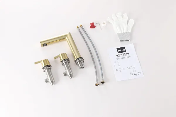 Смеситель для раковины ABBER Perfekte 316 AF8A08BG фото 2