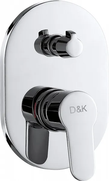 Смеситель D&K Rhein Marx DA1394801 для душа с внутренней частью фото 1