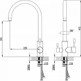 Смеситель Iddis Kitchen F KF20SBJi05 для кухонной мойки фото 8