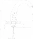 Смеситель Decoroom DR49 DR49011 для раковины фото 2