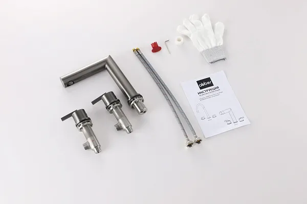 Смеситель для раковины ABBER Perfekte 316 AF8A08BST фото 2