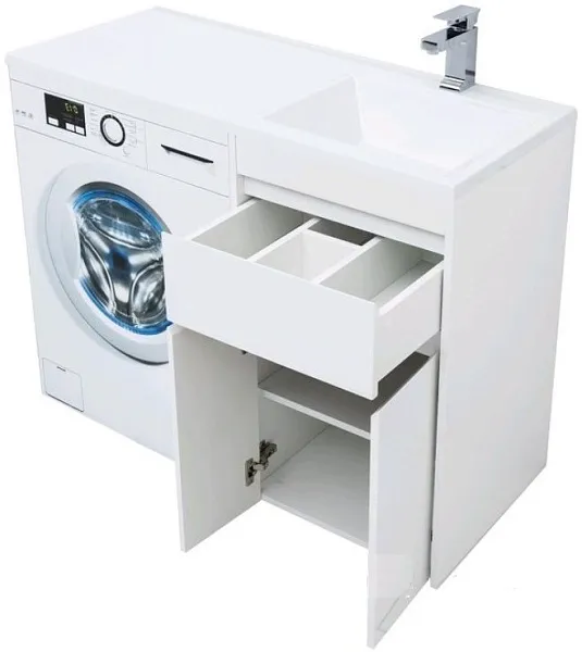 Тумба с раковиной Aquanet Токио 110 239207 напольная (237744+235498) фото 4