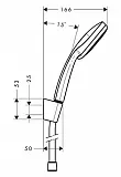 Душевой гарнитур Hansgrohe Croma 100 27595000 фото 3
