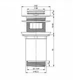 Донный клапан для раковины Wellsee Drainage System 182130000 черный фото 2