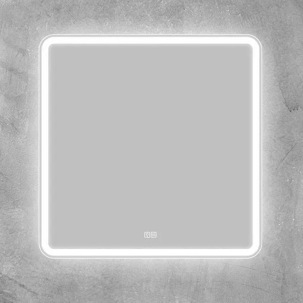 Зеркало BelBagno Marino 80x80 SPC-MAR-800-800-LED-TCH-WARM с подсветкой фото 7