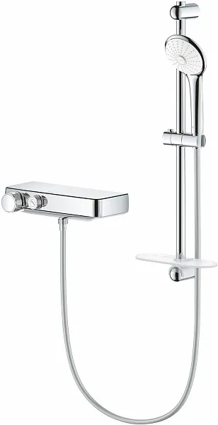 Термостат Grohe Grohtherm SmartControl 34720000 для душа с душевым гарнитуром фото 3