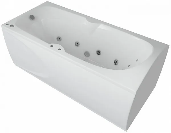 Акриловая ванна Aquatek Европа 180x80 EVR180-0000041 слив слева вклеенный каркас фото 3