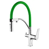Смеситель Lemark Comfort LM3074C-Green для кухонной мойки фото 1