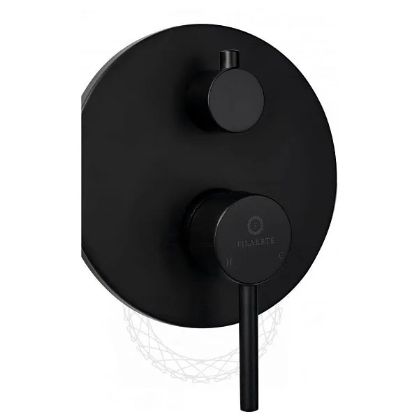 Душевой комплект FILARETE Roun FL1024BL фото 5