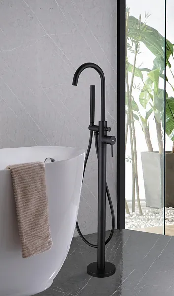 Смеситель для ванны с душем ABBER Wasser Kreis AF8115BN фото 2