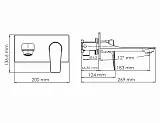 Смеситель WasserKRAFT Lopau 3230 для раковины встраиваемый фото 3