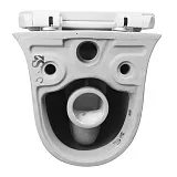 Унитаз Azario Felice AZ-0051 подвесной безободковый с сиденьем микролифт фото 6