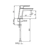 Смеситель для раковины PAINI Nove 09CR205 фото 8