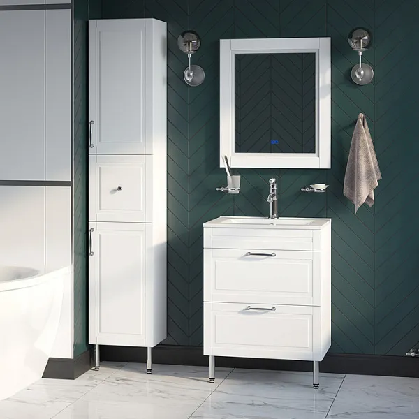 Зеркало Iddis Oxford 70x60 4610029052308 с подсветкой фото 2