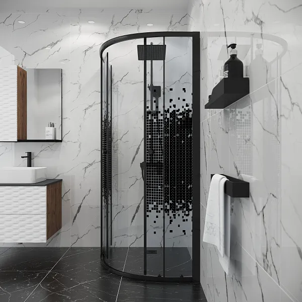 Душевой уголок Niagara Eco NG-1003-14BLACK фото 4