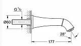 Излив Grohe Grandera 13341000 для ванны фото 3