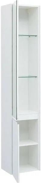 Шкаф-пенал Aquanet Гласс 35x180 249946 левый фото 4