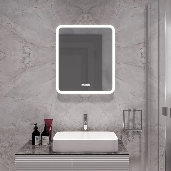 Зеркало Mixline Стив-3 70x60 4660245991745 с подсветкой фото 5