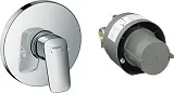 Смеситель Hansgrohe Logis 71666000 для душа с внутренней частью фото 1