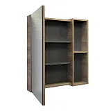 Зеркало-шкаф Comforty Дуэт 71,5x80 00-00009924CF фото 4