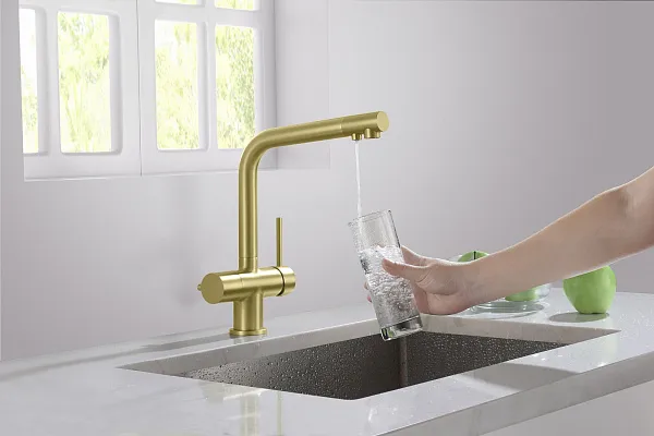 Смеситель для кухонной мойки TIMO Saona 2396/17F фото 5