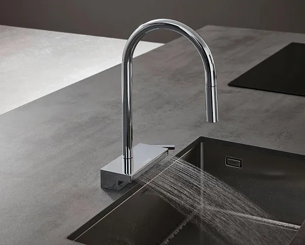 Смеситель Hansgrohe Aquno Select M81 73831000 для кухонной мойки фото 2