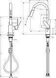 Смеситель Hansgrohe Focus M41 31815000 для кухонной мойки фото 9