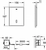 Смывная клавиша для унитазов Grohe Tectron Skate 38698SD1 фото 2