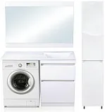 Тумба с раковиной Style Line Даллас 120 напольная правая фото 6