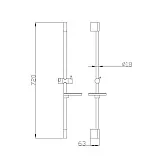 Душевая штанга D-Lin D63509 фото 3