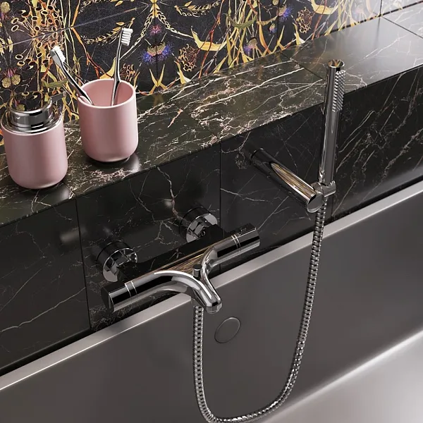 Смеситель для ванны с душем PAINI Arena 92CR105THKM фото 2