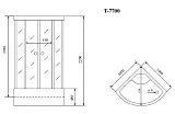 Душевая кабина Timo LUX T-7700 фото 2