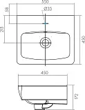 Раковина Santek Нео 55 см 1WH302185 фото 6