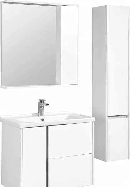 Зеркало Акватон Стоун 80x83 см 1A228302SX010 правое с подсветкой фото 3