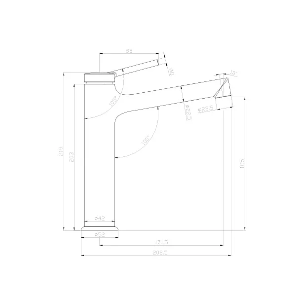Смеситель Lemark Minima LM3837C для раковины фото 2