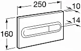 Смывная клавиша для унитазов Roca  890095001 фото 3